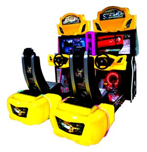 Car Racing OutRunner Deluxe - 32" - 2PL - Arcade Video Car Racing Game