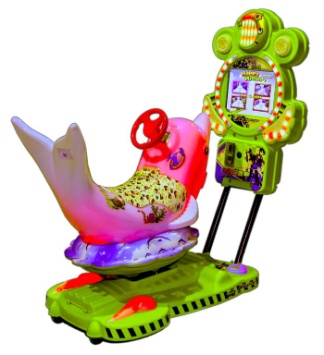 3D Video Dolphin Imported Kiddy Ride