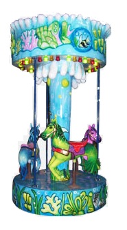 Oceanic Carousel 3P Multi Kiddy Rides