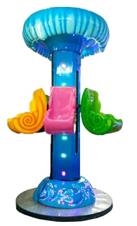 Revolving Lift (Oceanic Theme) 11 ft height 5P Multi Kiddy Rides