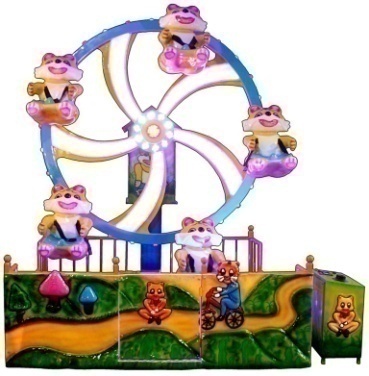 Teddy Ferris Wheel 5P Multi Kiddy Rides