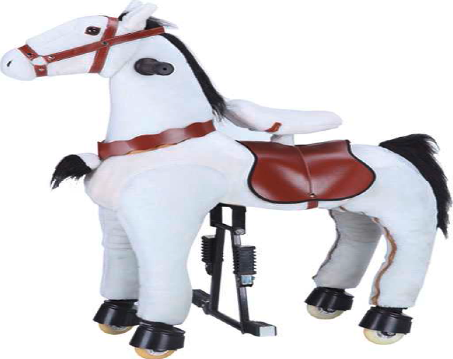 White Horse - Intelligent Animal - Medium Size - Kids